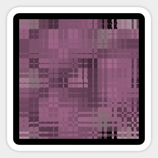 Abstract Squares Baby Pink Pattern Sticker